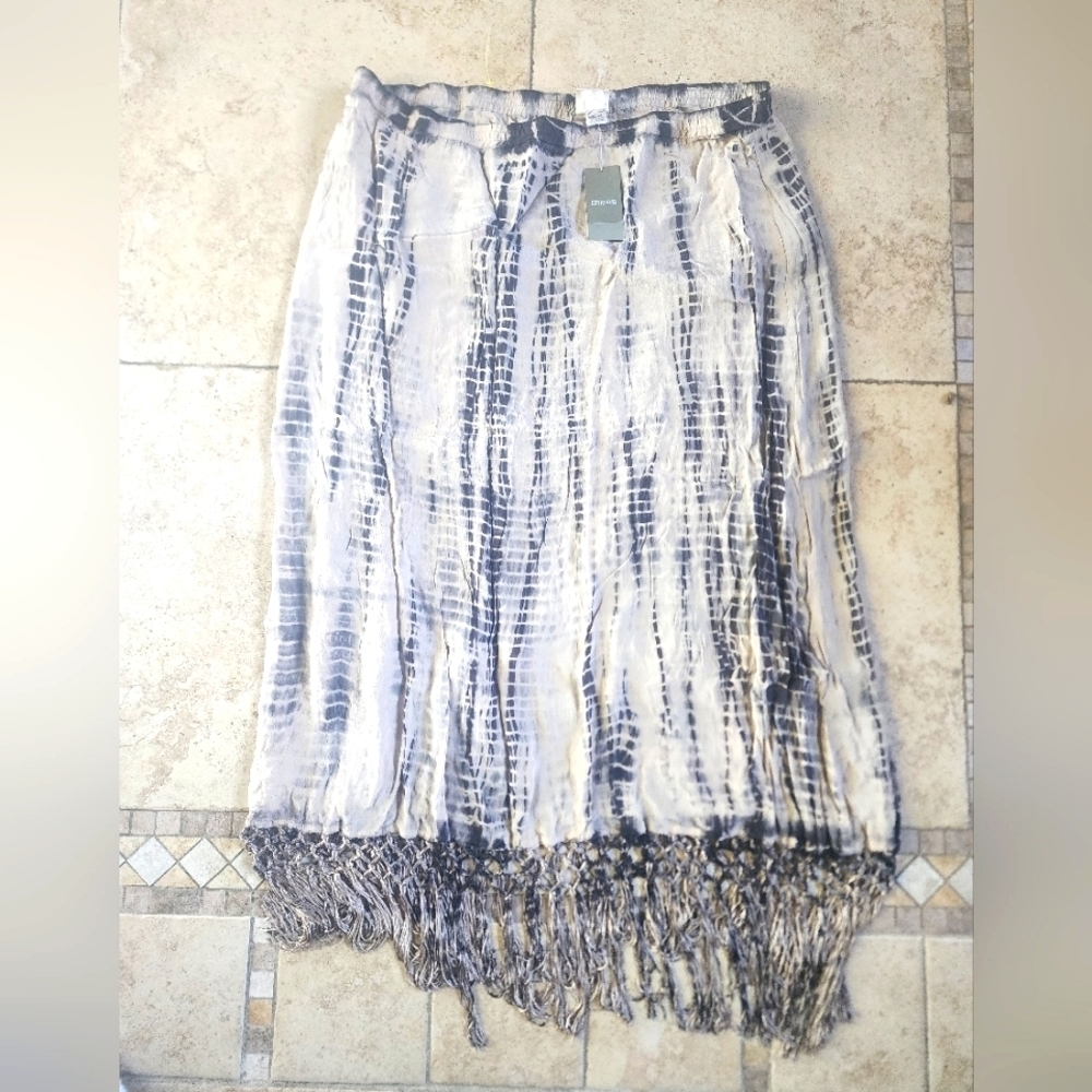 Chico's Fringe Maxi Skirt 2